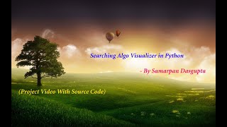 Searching Algorithm Visualizer using Python by Tkinter
