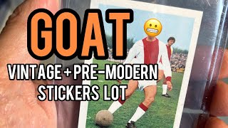 GOAT vintage and pre-modern soccer sticker lot | Good deal or a BUST? 💸⚽️