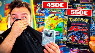 ( 1000 EUROS ) EXTREMEMENT RARE ! OUVERTURE 2 BOOSTER TEAM ROCKET EDITION 1 \u0026 BOOSTER POKEMON EX FR