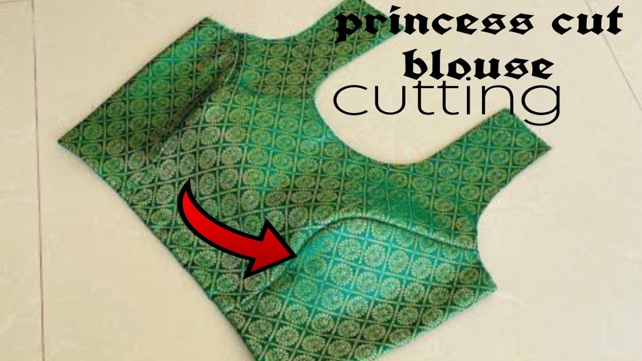 Princess Cut Blouse Cutting Part 1 Simple Princess Cut Blouse Cutting