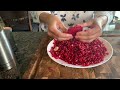 how to juice fresh pomegranate ਤਾਜ਼ੇ ਅਨਾਰ ਦਾ ਜੂਸ ਕਿਵੇਂ ਕਰੀਏ