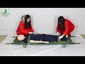 yjk d 1 high quality military folding stretcher with carry bag