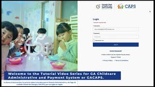 GACAPS Tutorial: Submitting an Enrollment/Renewal Application