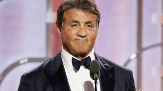Sylvester Stallone Wins First Golden Globe Ever at Age 69