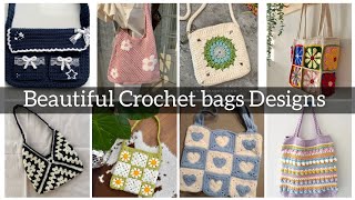 Beautiful Stunning Crochet Bags Designs for girls | Crochet purses