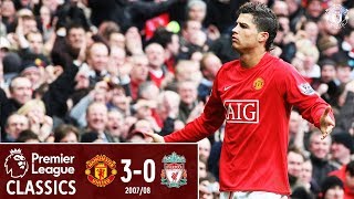 Ronaldo stars as United beat 10-man Liverpool | Manchester United 3-0 Liverpool (2008) | Classics