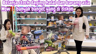 BELANJA STOCK DAGING HALAL DAN BARANG ASIA || WOW SEMUANYA DI DISKON BESAR