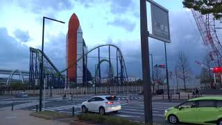 2018.4.7.18:00過…、  スペースワールド駅前、東田大通り イオンモール八幡東周辺