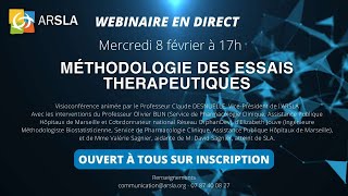 Webinaire #5 : Méthodologie des essais thérapeutiques