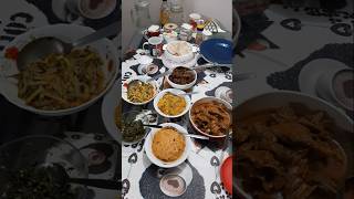 রাতের খাবার টেবিল #shortvideo # homemade