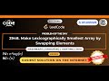 LeetCode 2948 | Make Lexicographically Smallest Array by Swapping Elements | Sorting | Step-by-Step