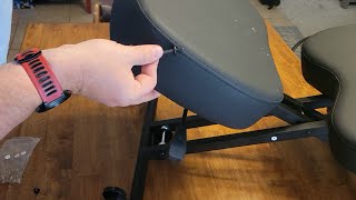 Setup for Himimi ergonomic office kneeling chair time lapse