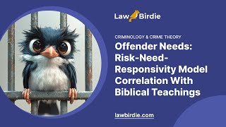 Offender Needs: Risk-Need-Responsivity Model Correlation With Biblical Teachings - Essay Example