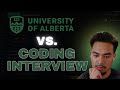 University of Alberta Student Takes On a Coding Interview!!
