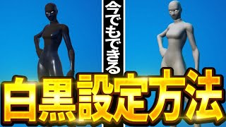 プロゲーマーもやるヒーロースキン真っ黒と真っ白に設定する方法