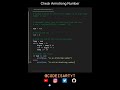 Check Armstrong Number in Python | Python Examples | Python Coding Tutorial | Python Code Interview