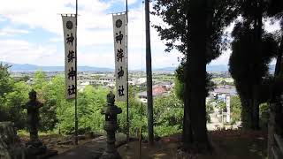 2022/9/15 富本・神鉾神社 夜渡ご神事3. 筑後平野と幟