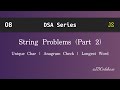 String Problems in JavaScript (Part 2) | DSA Explained with Example | JDCodebase