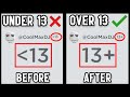 How to CHANGE YOUR BIRTHDAY On Roblox IF UNDER 13 *Even if Under 13* (PC / MOBILE)