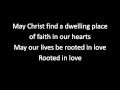 Dwelling place (with lyrics) trinity sunday