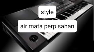 STYLE KEYBOARD KORG PA 600, AIR MATA PERPISAHAN TRIAZ