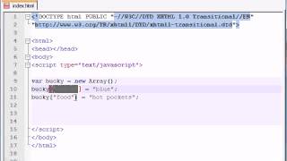 Beginner JavaScript Tutorial 35 Associative Arrays | JavaScript Tutorial