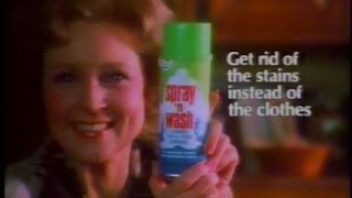 Spray 'n Wash with Betty White (Commercial, 1976)