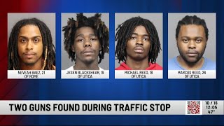 Police Catch 4 with Loaded Guns in Utica; All Charged with Possession