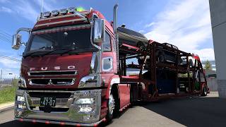 Euro Truck Simulator 2 Project Japan Map Mod 1.50 install Truck Mod FUSO Super Great V Realistic ＃78