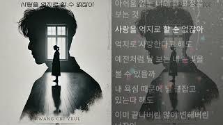 황치열 -  사랑을 억지로 할 수 없잖아     1시간