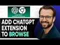 How to Add ChatGpt extension to Chrome Browser - (Complete Guide)