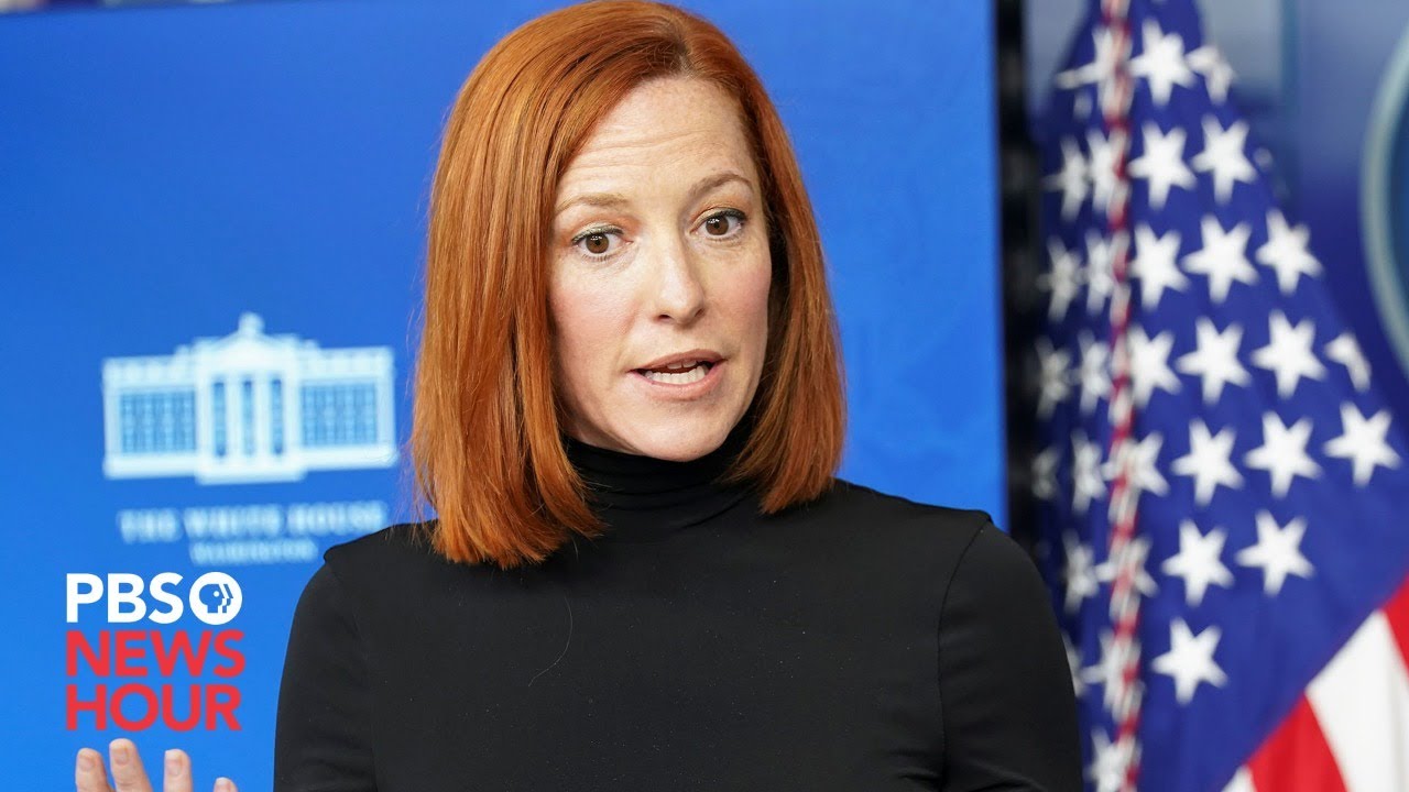 WATCH LIVE: White House Press Secretary Jen Psaki Holds Briefing - YouTube