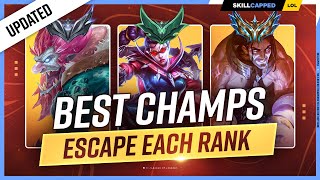 The 5 NEW BEST Champions to Climb for EVERY RANK! - League of Legends