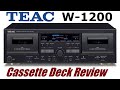 New TEAC W-1200 cassette deck - Detailed review