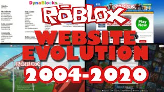 Roblox Evolution 2006 2018 - roblox evolution 2004 2018