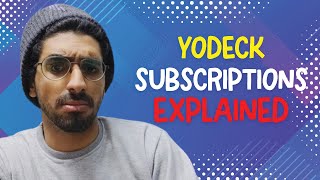 Yodeck digital signage software different subscriptions explained