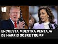 Nueva encuesta pone a Kamala Harris por delante de Donald Trump en tres estados clave