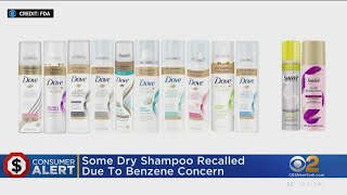 Dry shampoo recalled due to benzene concern