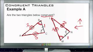Congruent Triangles: Examples (Basic Geometry Concepts)
