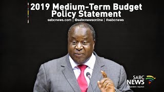 Finance Minister Tito Mboweni delivers 2019 MTBPS