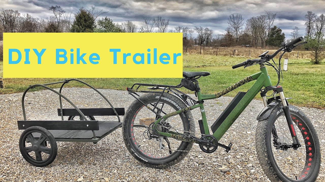 Diy Bike Trailer Youtube