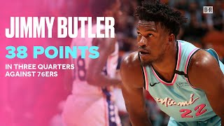 Jimmy Butler Drops 38 In Three Quarters vs. Sixers, Says He Felt Like Luka Doncic