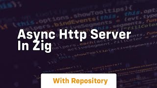 async http server in zig