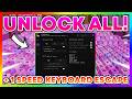+1 Speed Keyboard Escape Script 2026: Unlock Gamepasses & Auto Farm (No Key) ⚡ OP GUI