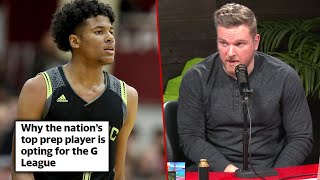 Pat McAfee Reacts To Jalen Green skipping NCAA For NBA G League