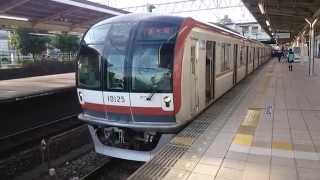 東京メトロ10000系10125F 東武東上線各駅停車新木場行き 朝霞駅発車