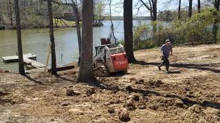 Landscaping starts again at Coro, Lake Memphis TN