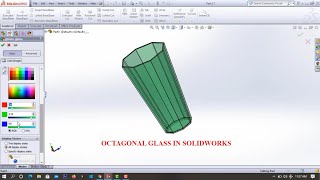 Solidworks Tutorial water's glass design - Redesign Engineering