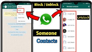 How to Block & Unblock Someone in WhatsApp Without Knowing Them in 2022