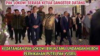 Detik2 Kedatangan Pak Jokowi Tamu Undangan Langsung Heboh Histeris Pernikahan Putri Pak Yusril